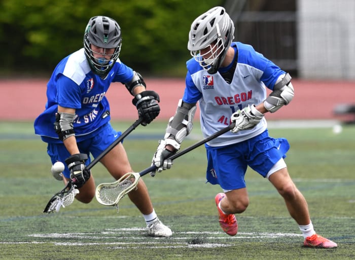 Oregon high school boys lacrosse 2022 all star game Taylor Balkom 35